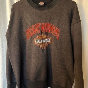 Sweater: harley davidson vintage Biker Motorcycle 90’s? Made in usa large